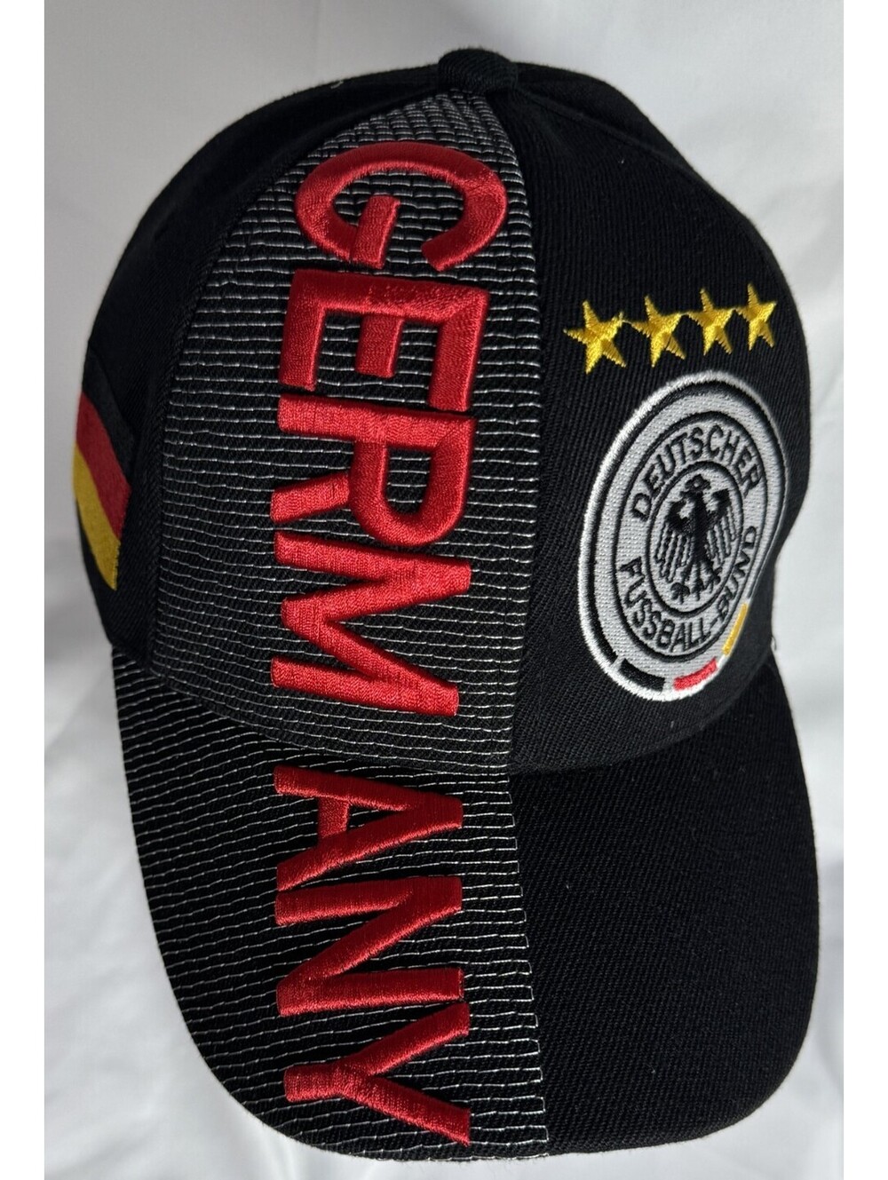 Germany National Football Team (DFB) Hat Embroidered 3D Patches Soccer Icon NWT